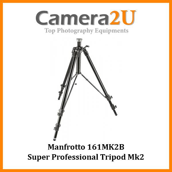 161MK2B - grand trépied studio pro - crémaillère Manfrotto
